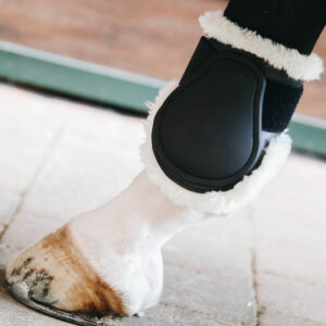 Kentucky Sheepskin Young Horse Fetlock Boots Black