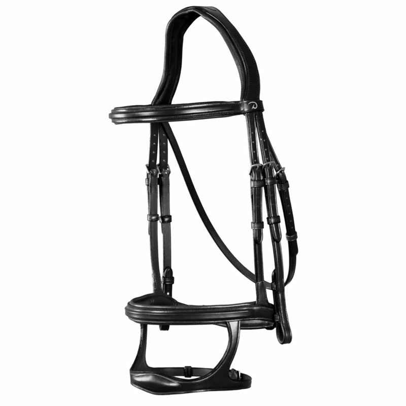 Dy'on New English Collection Double Noseband Bridle - Image 6