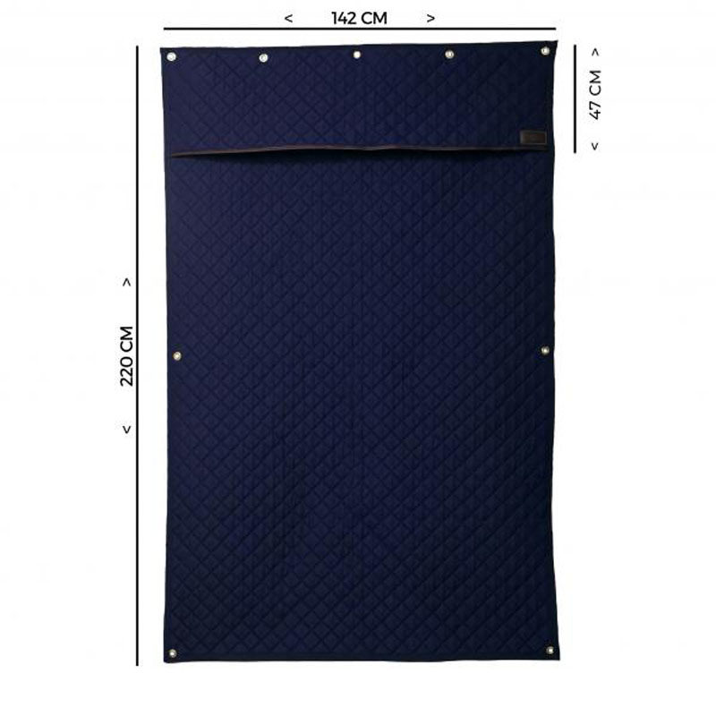 Kentucky Horsewear Stable Curtain - Black - Image 3