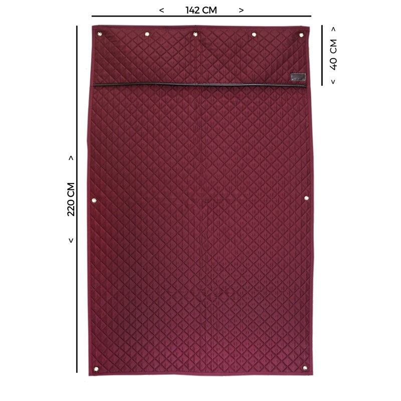 Kentucky Horsewear Stable Curtain - Bordeaux - Image 2