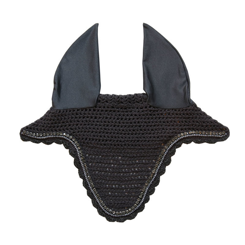 Kentucky Horsewear Long Fly Veil Stone and Pearl - Image 4