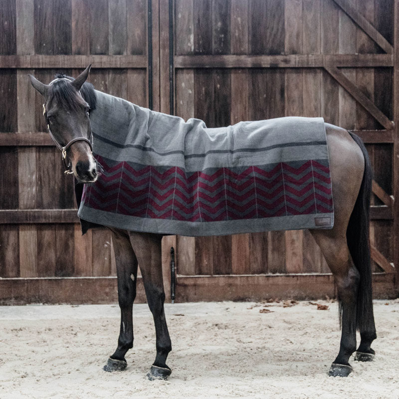 Kentucky Horsewear Heavy Fleece Square Blanket Fishbone