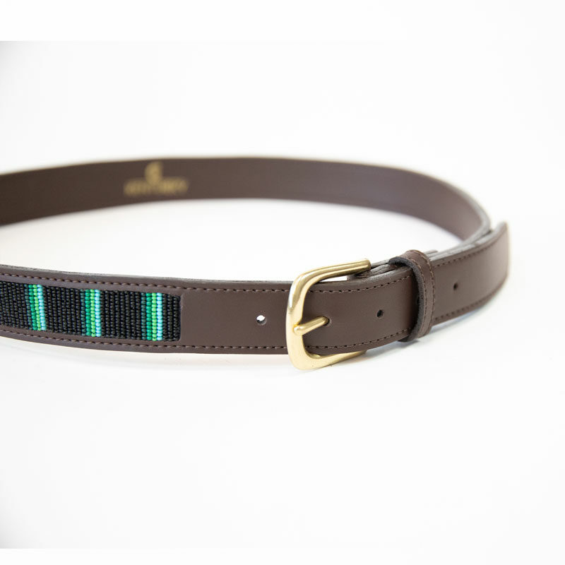 Kentucky Horsewear Belt Handmade Pearls - Black - Image 3