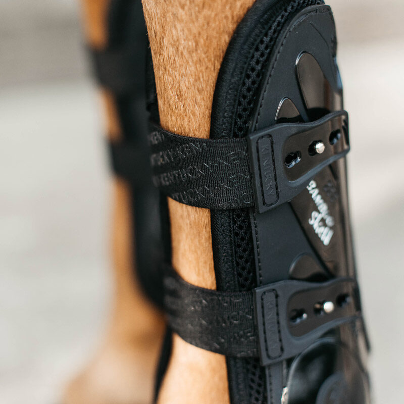 Kentucky Horsewear Tendon Boots Bamboo Shield Elastic Black 4