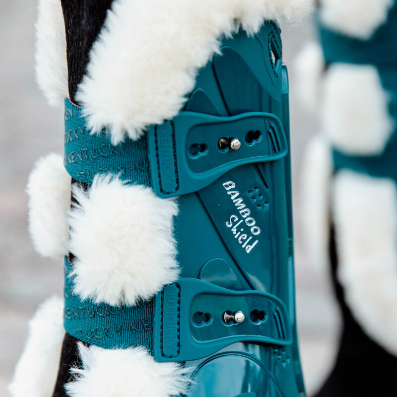 Kentucky Vegan Sheepskin Tendon Boots Bamboo Shield - Image 6