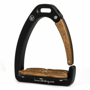 Tech Innova Riding Aria Safety Stirrups Black Dark Woord