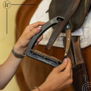 Tech Innova Riding Aria Safety Stirrups On Saddle