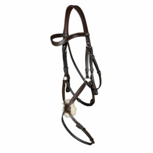 Dy'on Working Collection Grackle Noseband Bridle Brown 2