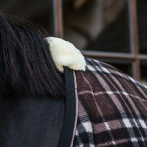 Fleece-Rug-Heavy-Check-Printing-Brown-1