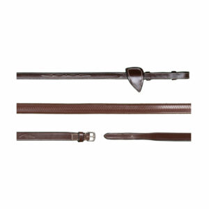 Dy'on US Collection 1/2 Inch Rubber Reins Brown