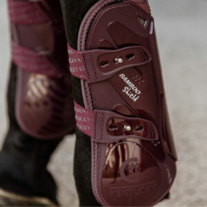 Kentucky Horsewear Tendon Boots Bamboo Elastic - Bordeaux