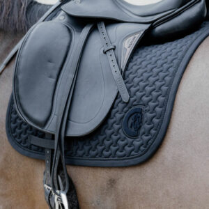 Plaited 3D Logo saddle pad