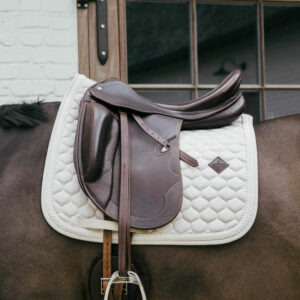 Plaited Cord Saddle Pad Dressage - Beige