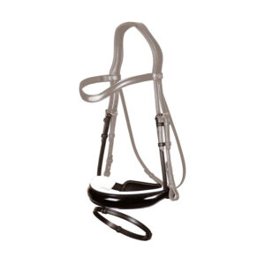 Dy'on Patent Noseband with White Padding and Flash
