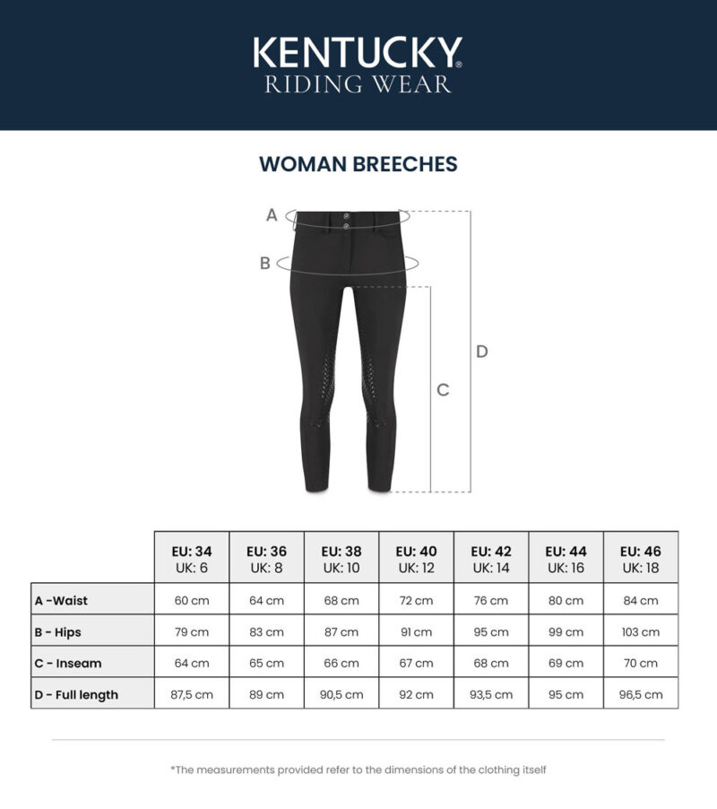 Kentucky Miami Womens Breeches Knee Grip - Image 10
